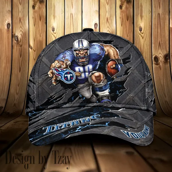 Tennessee Titans Hat Cap Youth Strap Back New Design 2025 AZCCAP691 - Image 2