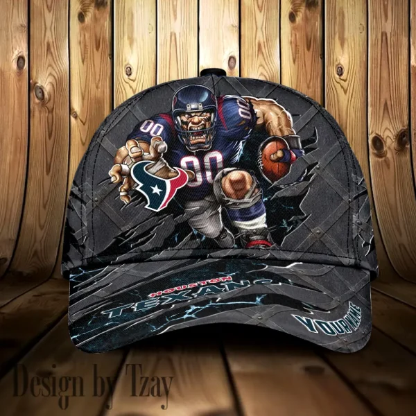 Houston Texans Hat Cap Youth Strap Back New Design 2025 AZCCAP692 - Image 2