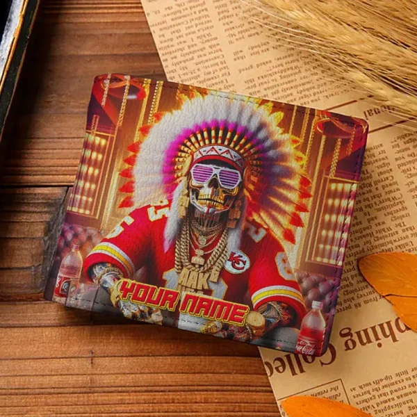 Kansas City Chiefs Special All Over Print Leather Horizontal Wallet New 2025 SPTLHTW016 - Image 3