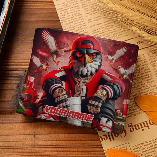 Atlanta Falcons Special All Over Print Leather Horizontal Wallet New 2025 SPTLHTW002