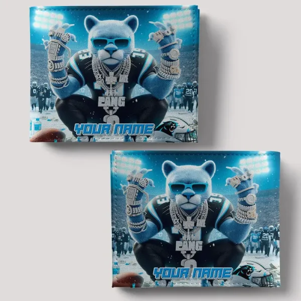 Carolina Panthers Special All Over Print Leather Horizontal Wallet New 2025 SPTLHTW005 - Image 2