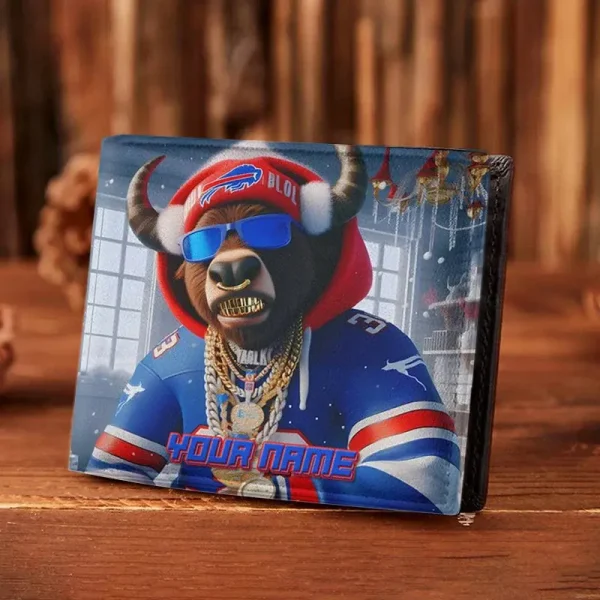 Buffalo Bills Special All Over Print Leather Horizontal Wallet New 2025 SPTLHTW004