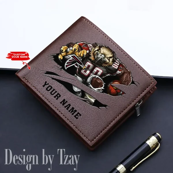 Atlanta Falcons Purse Large Capacity Multifunctional Card Pack Gifts New 2025 AZMW163