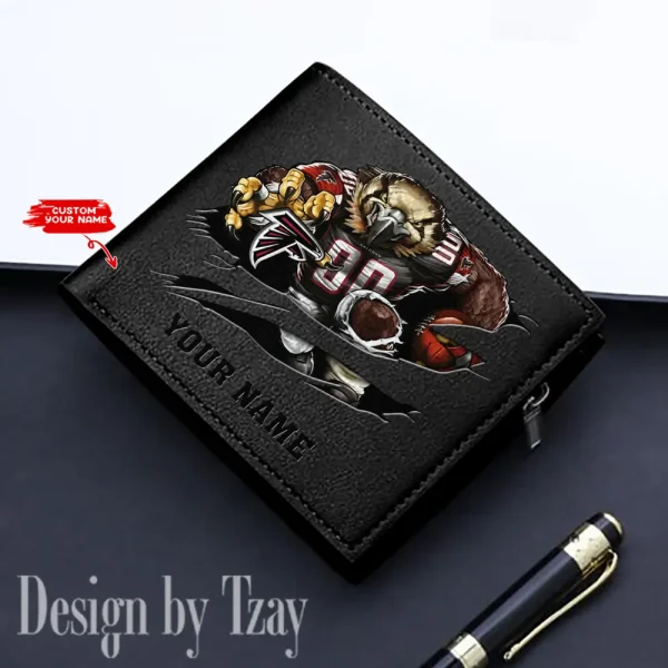 Atlanta Falcons Purse Large Capacity Multifunctional Card Pack Gifts New 2025 AZMW163 - Image 2