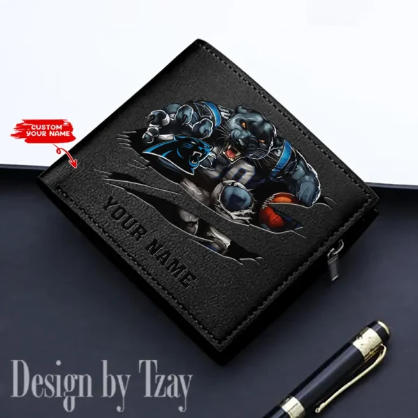 Carolina Panthers Purse Large Capacity Multifunctional Card Pack Gifts New 2025 AZMW166 - Image 2