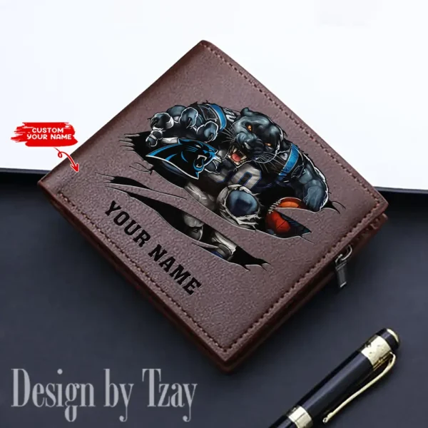 Carolina Panthers Purse Large Capacity Multifunctional Card Pack Gifts New 2025 AZMW166