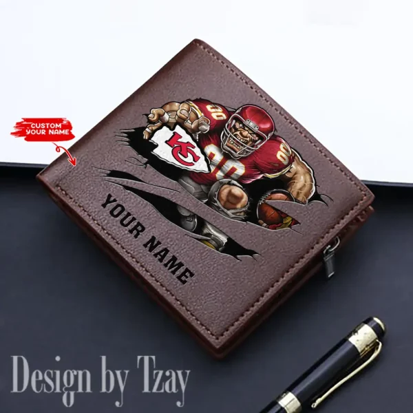 Kansas City Chiefs Purse Large Capacity Multifunctional Card Pack Gifts New 2025 AZMW177