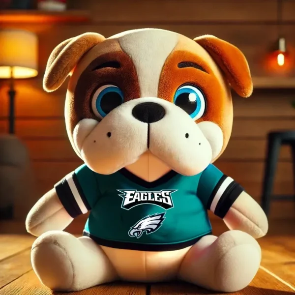 Philadelphia Eagles NFL Team French Bulldog Doll