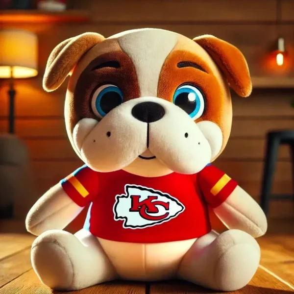 Kansas City Chiefs NFL Team French Bulldog Doll