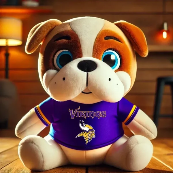 Minnesota Vikings NFL Team French Bulldog Doll