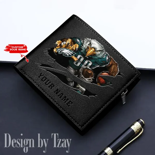 Philadelphia Eagles Purse Large Capacity Multifunctional Card Pack Gifts New 2025 AZMW187