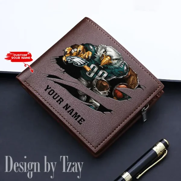 Philadelphia Eagles Purse Large Capacity Multifunctional Card Pack Gifts New 2025 AZMW187 - Image 2