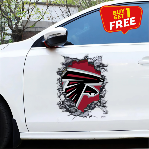 Atlanta Falcons Car Door Sticker NFL PT65227