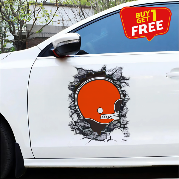 Cleveland Browns Car Door Sticker NFL PT65417