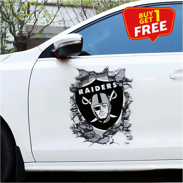 Las Vegas Raiders Car Door Sticker NFL PT65242
