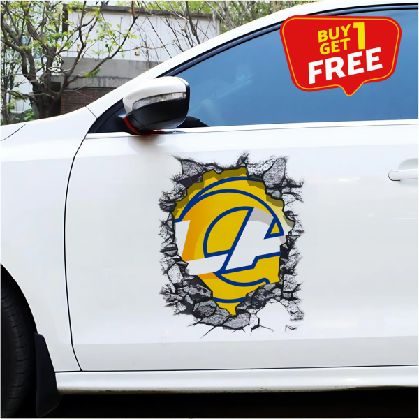 Los Angeles Rams Car Door Sticker NFL PT65244
