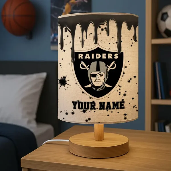 Las Vegas Raiders LED Table Lamp For Fan SPTABLELAMP035