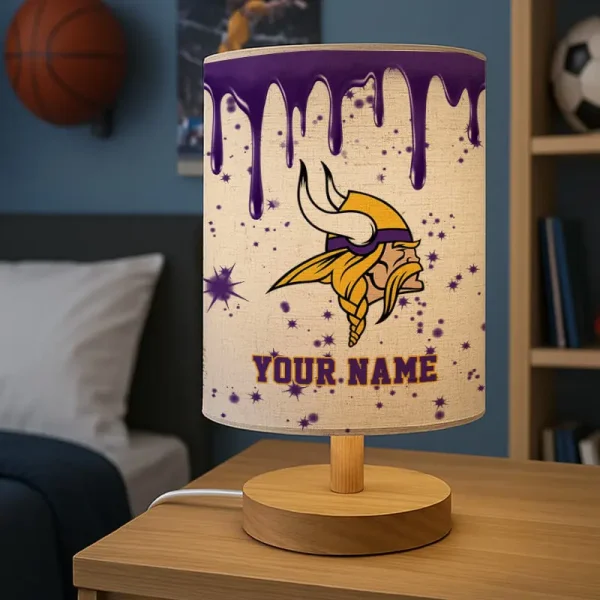 Minnesota Vikings LED Table Lamp For Fan SPTABLELAMP042