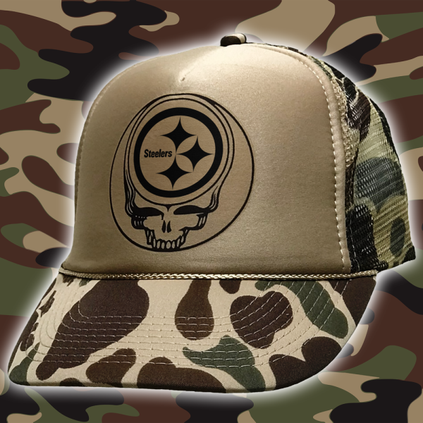 Pittsburgh Steelers NFL Printed Grateful Dead Cap PT65581