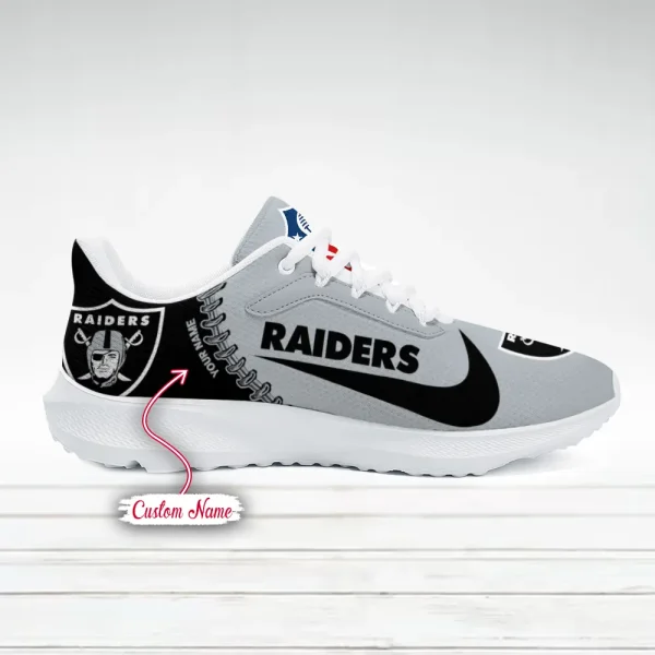 Las Vegas Raiders Running Sport Sneakers Gifts For Fans  ANZSRSPORTS049 - Image 2