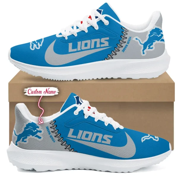Detroit Lions Running Sport Sneakers Gifts For Fans  ANZSRSPORTS043