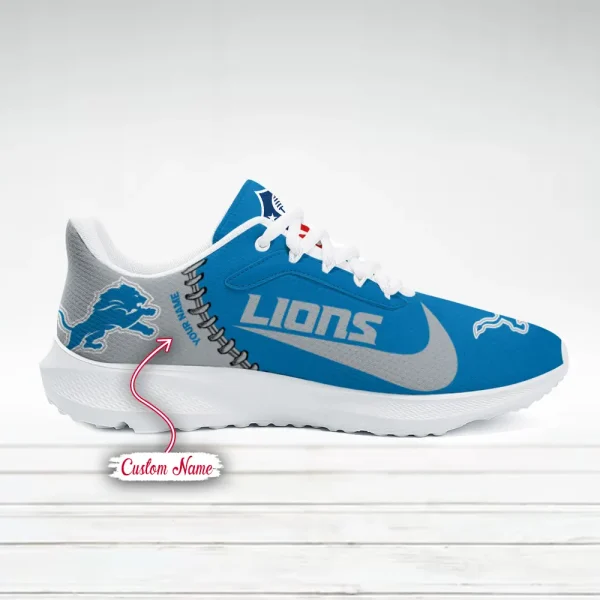 Detroit Lions Running Sport Sneakers Gifts For Fans  ANZSRSPORTS043 - Image 2