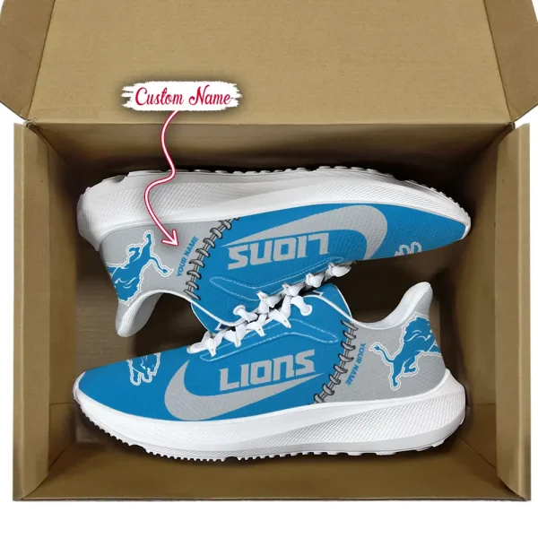 Detroit Lions Running Sport Sneakers Gifts For Fans  ANZSRSPORTS043 - Image 3