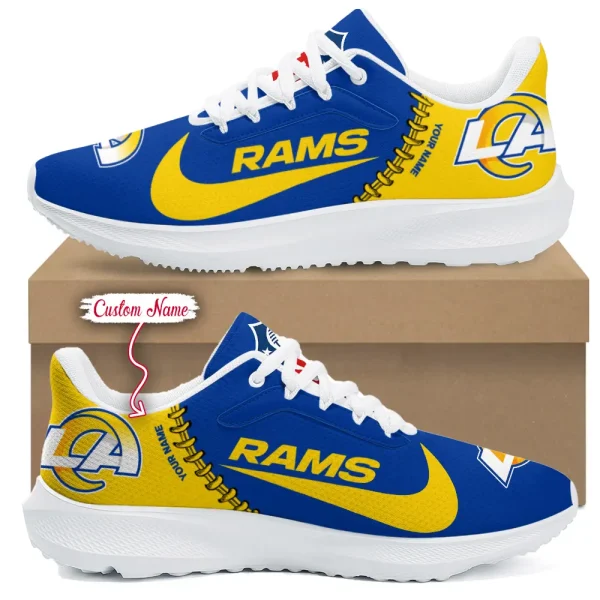 Los Angeles Rams Running Sport Sneakers Gifts For Fans  ANZSRSPORTS051