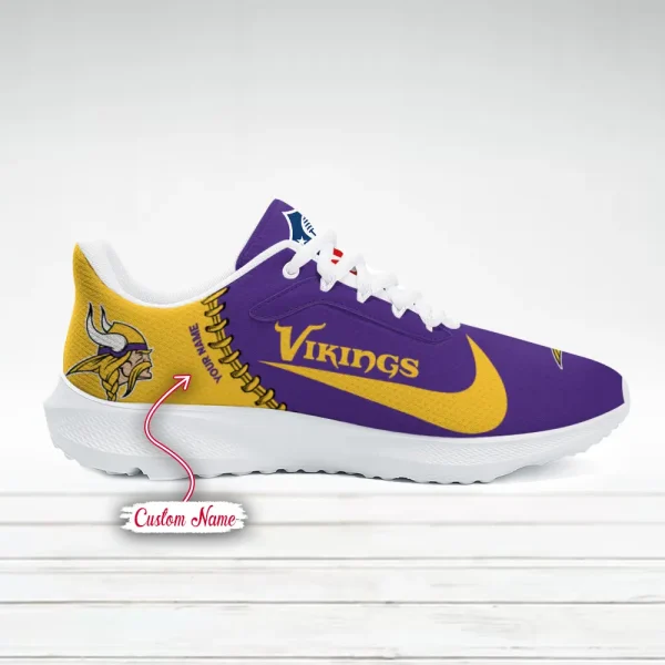 Minnesota Vikings Running Sport Sneakers Gifts For Fans  ANZSRSPORTS053 - Image 2