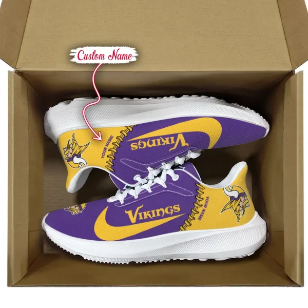 Minnesota Vikings Running Sport Sneakers Gifts For Fans  ANZSRSPORTS053 - Image 3