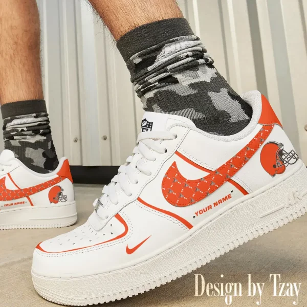 BGAF1S637-Cleveland Browns Personalized New AF1 Shoes - Image 2