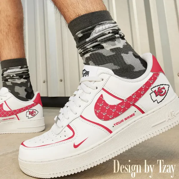 BGAF1S644-Kansas City Chiefs Personalized New AF1 Shoes - Image 2