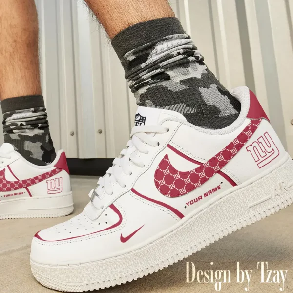 BGAF1S647-New York Giants Personalized New AF1 Shoes - Image 2