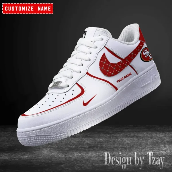 BGAF1S651-San Francisco 49ers Personalized New AF1 Shoes