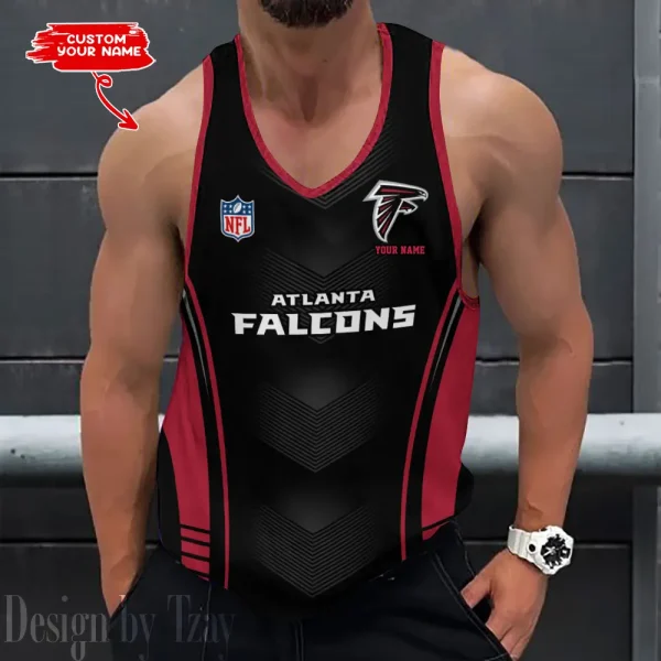 Atlanta Falcons 3D Printed Sleeveless Sport Tank Top Shirt New Style 2025 AZTTS091