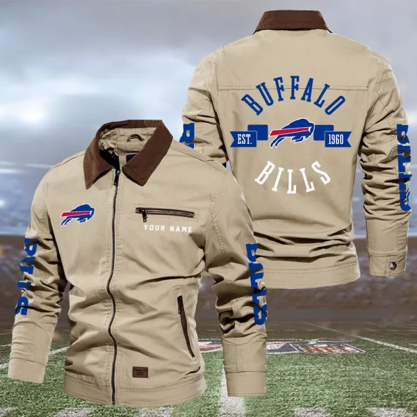 Buffalo Bills Lapel Jacket SPTLAPELJACKET004 - Image 2