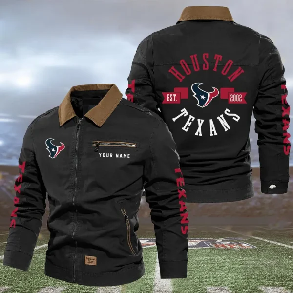 Houston Texans Lapel Jacket SPTLAPELJACKET009 - Image 3
