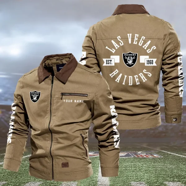 Las Vegas Raiders Lapel Jacket SPTLAPELJACKET017 - Image 3