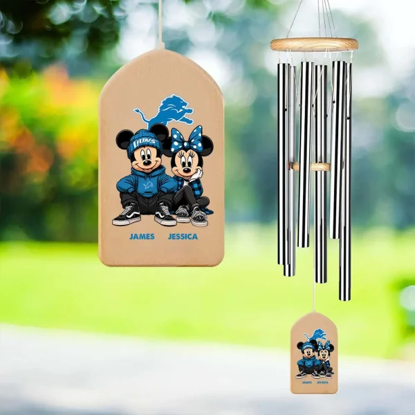 Detroit Lions Wind Chimes Gift For Fans SPTWCHIME005
