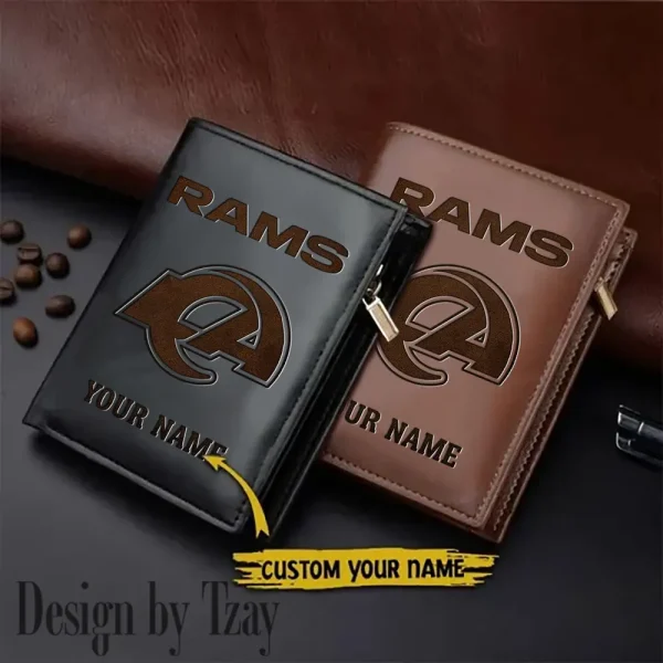 Los Angeles Rams Men Slim Vertical Wallets New 2025 SPTLVW150