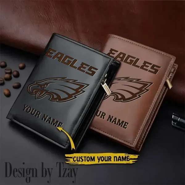 Philadelphia Eagles Men Slim Vertical Wallets New 2025 SPTLVW157