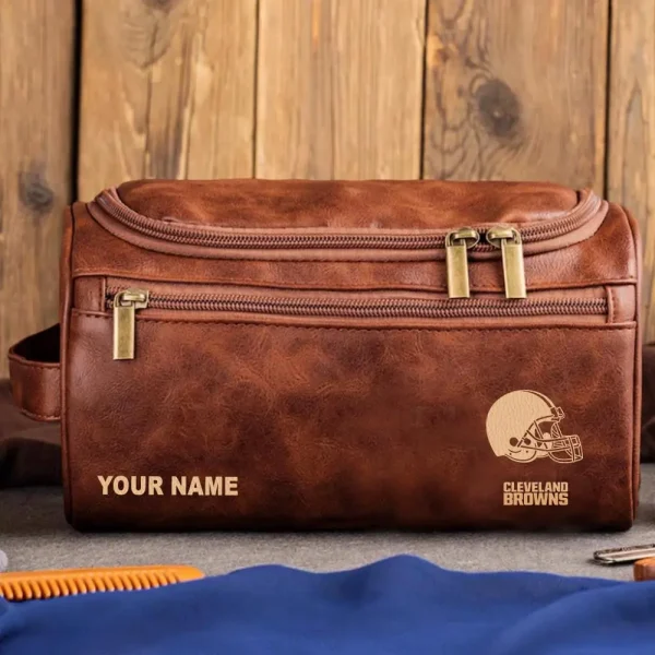 Cleveland Browns Multi Pockets Travel Bag Trending 2025 HHPGSG0624 - Image 3