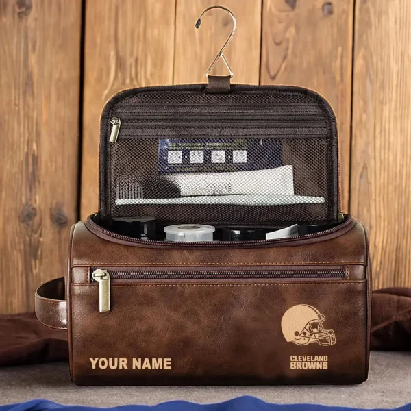 Cleveland Browns Multi Pockets Travel Bag Trending 2025 HHPGSG0624 - Image 4
