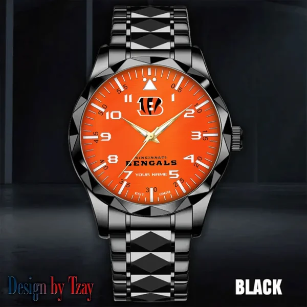 Cincinnati Bengals Luxury Diamond Men Wristwatch Trending 2025 SPTDMW007 - Image 2