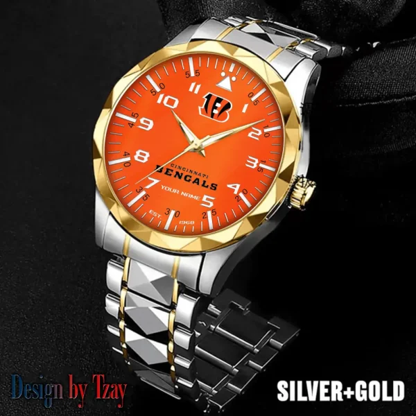 Cincinnati Bengals Luxury Diamond Men Wristwatch Trending 2025 SPTDMW007
