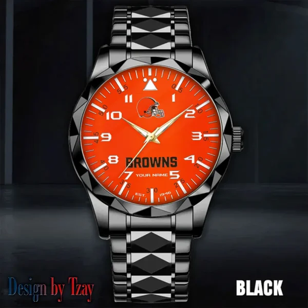 Cleveland Browns Luxury Diamond Men Wristwatch Trending 2025 SPTDMW008 - Image 3