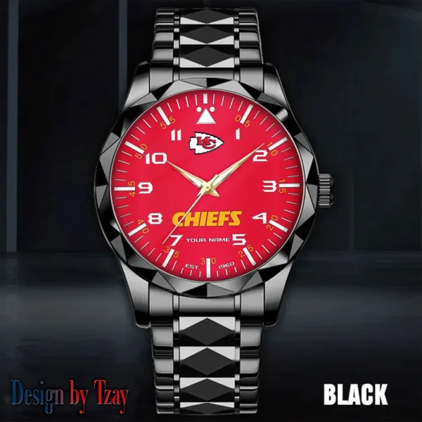 Kansas City Chiefs Luxury Diamond Men Wristwatch Trending 2025 SPTDMW016 - Image 4