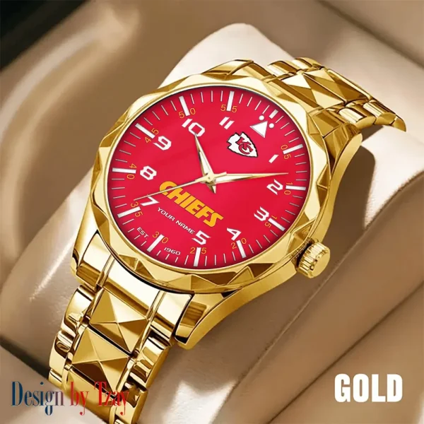 Kansas City Chiefs Luxury Diamond Men Wristwatch Trending 2025 SPTDMW016 - Image 5