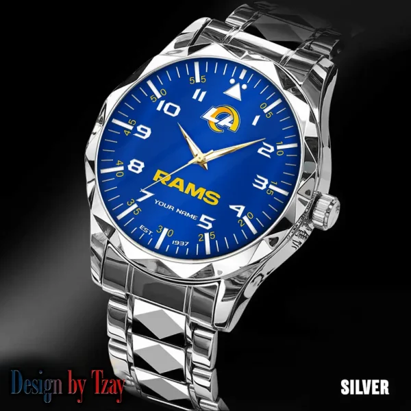Los Angeles Rams Luxury Diamond Men Wristwatch Trending 2025 SPTDMW019 - Image 2