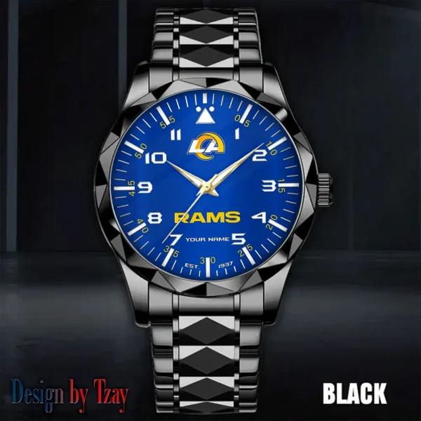 Los Angeles Rams Luxury Diamond Men Wristwatch Trending 2025 SPTDMW019 - Image 5